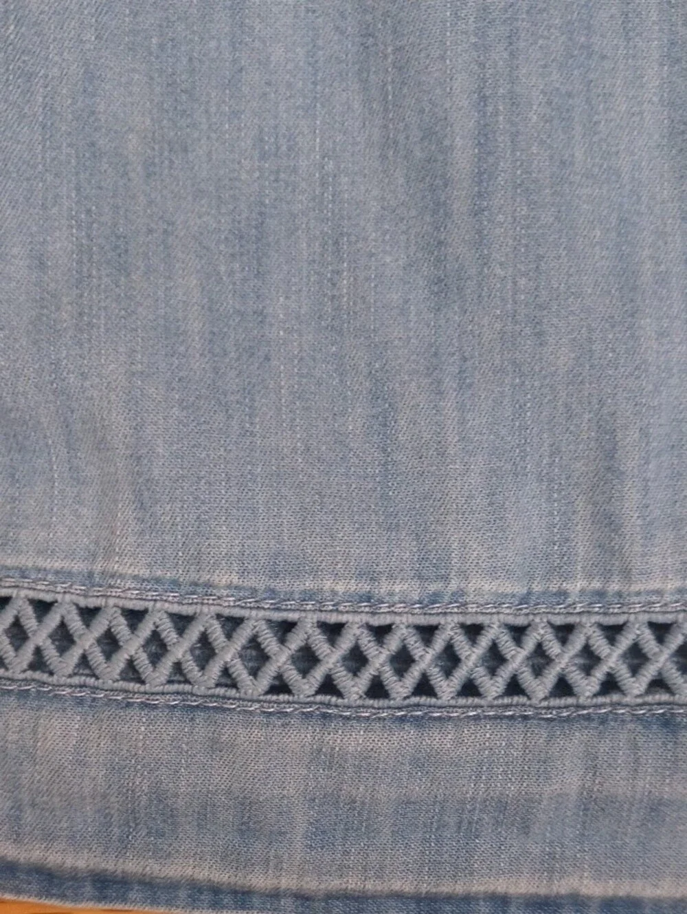 GAP Light Blue Chambray Sleeveless Girls Dress Size M 8/9 NWT